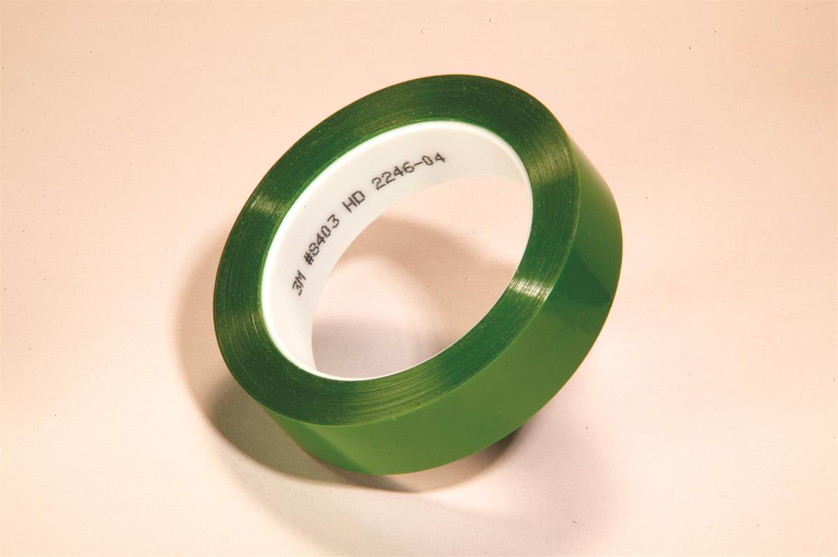 3M™ 8403 绿色聚酯胶带,24英寸 × 72码,每箱1片