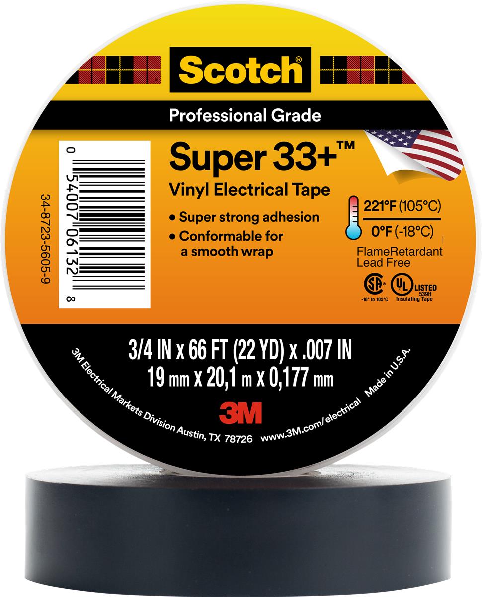 3M™ 专业型电气绝缘胶带 Super 33+